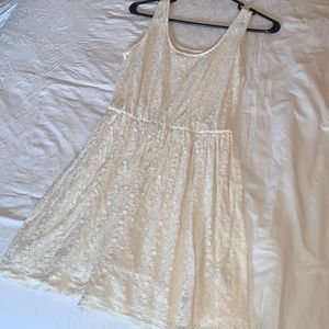 Cream Lace Dress!